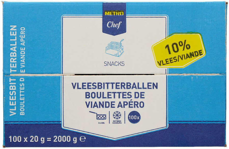 10% Meat bitterballen 100 x 20 g
