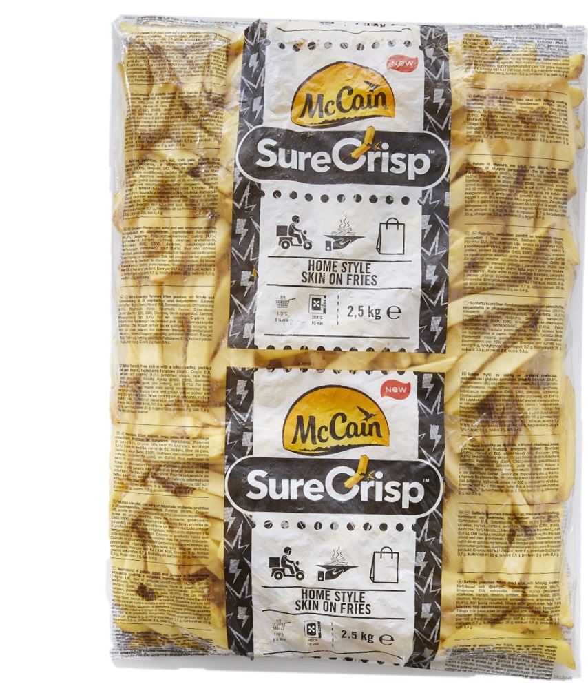 McCain SureCrisp Home Style Skin on Fries 2.5 kg