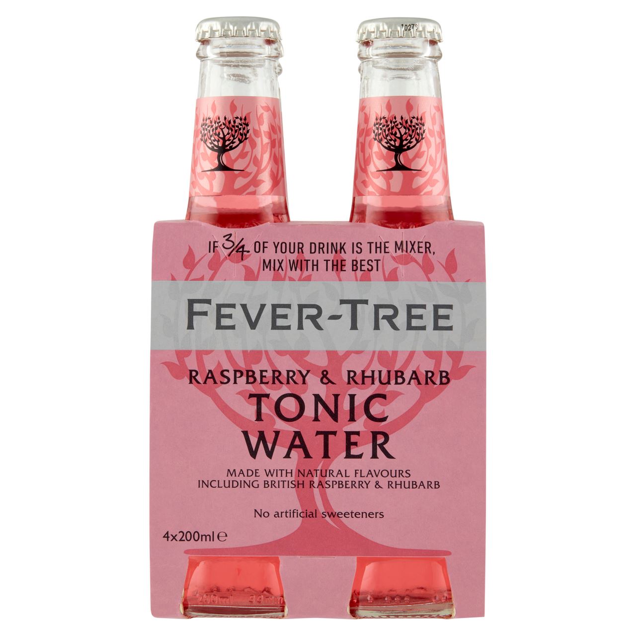 Fever-Tree Raspberry & Rhubarb 4 x 20 cl