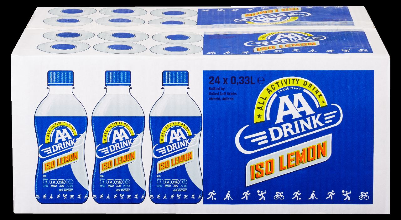 AA Drink Iso lemon PET 24 x 33 cl