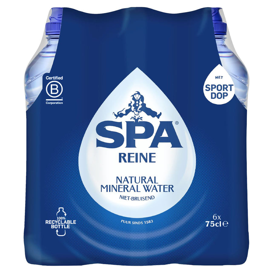 SPA Pure Natural Mineral Water Carbon-free 6 x 75 cl