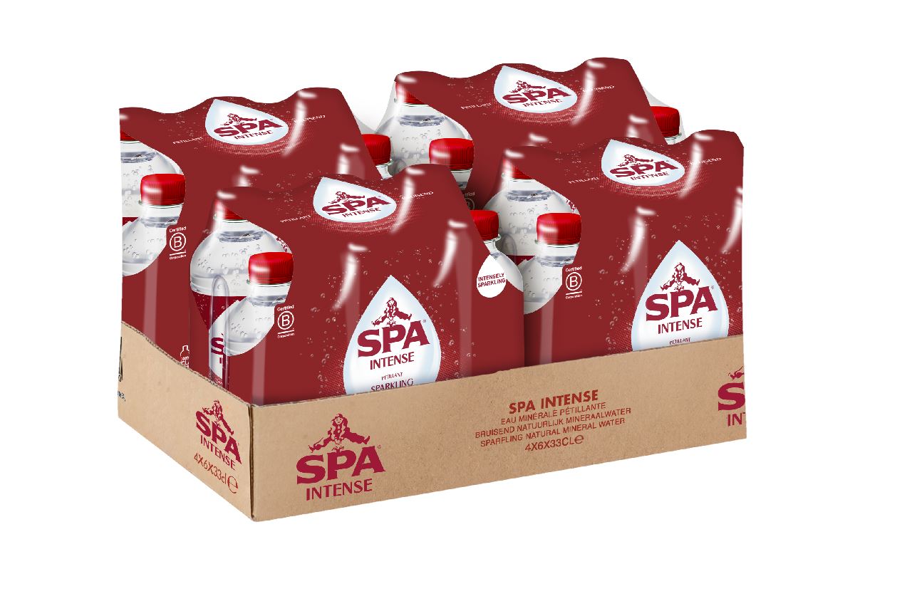 SPA Intense Sparkling Natural Mineral Water 24 x 33 cl
