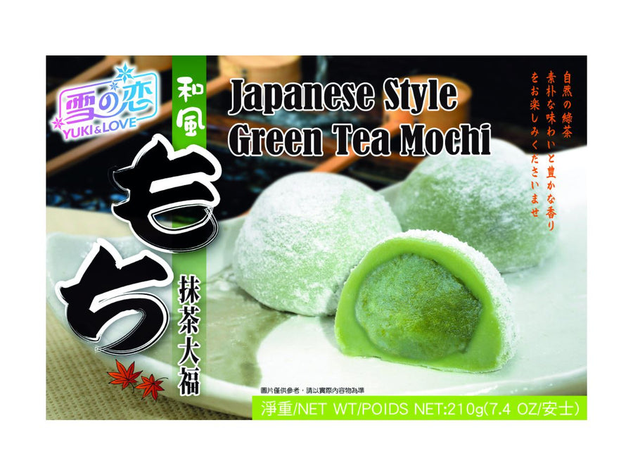 YUKI & LOVE Mochi Rice Cake Gr Tea 210 g