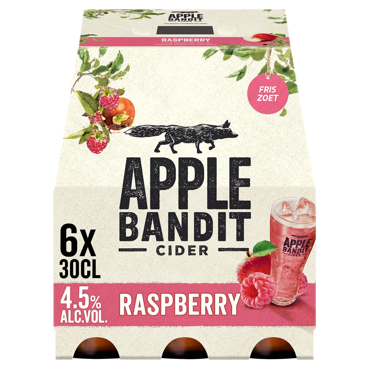 Apple Bandit Cider Raspberry Bottle 6 x 30 cl