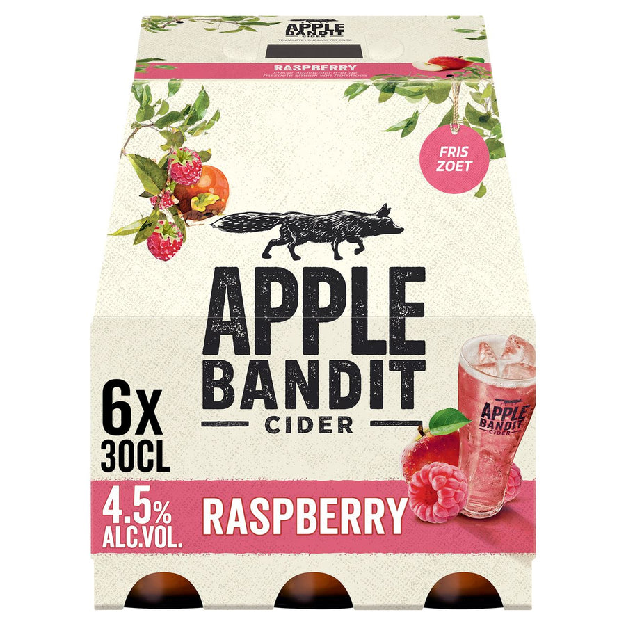 Apple Bandit Cider Raspberry Bottle 6 x 30 cl