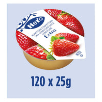 Thumbnail for Hero Extra Strawberry Jam 120 x 25 g