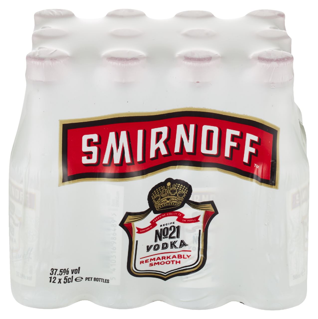 Smirnoff Red Label Vodka 12 x 5 cl 37.5%