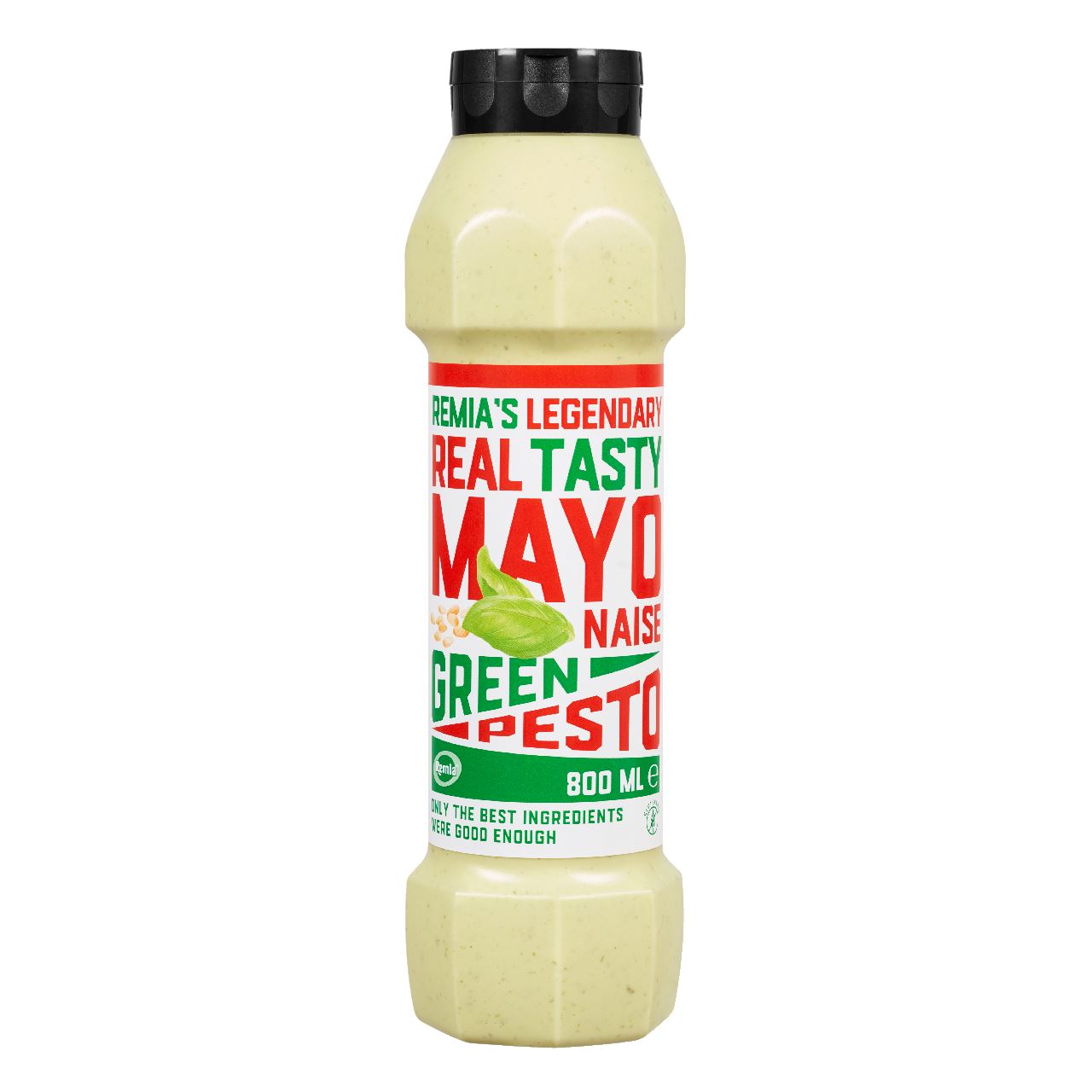 Remia Legendary Real Tasty Mayonnaise Green Pesto tube 800ml