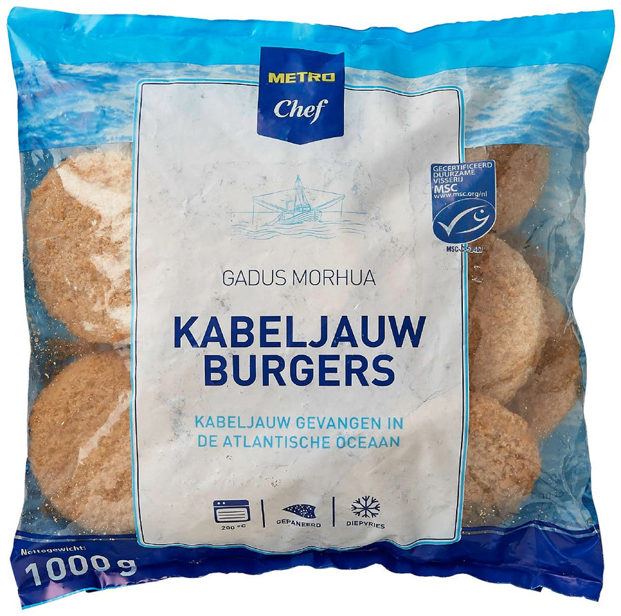 MSC cod burger 1 kg