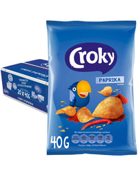 Thumbnail for Croky Chips Paprika 20 x 40 g