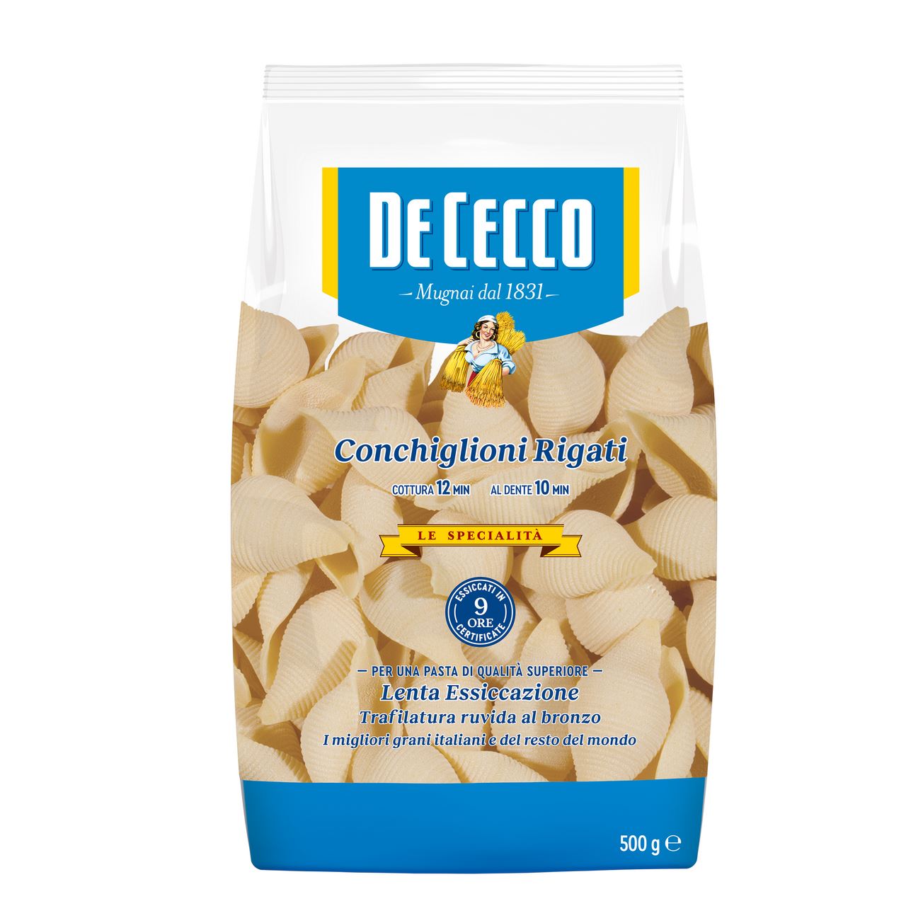 DE CECCO Conchiglioni Rigati n° 126 500 g