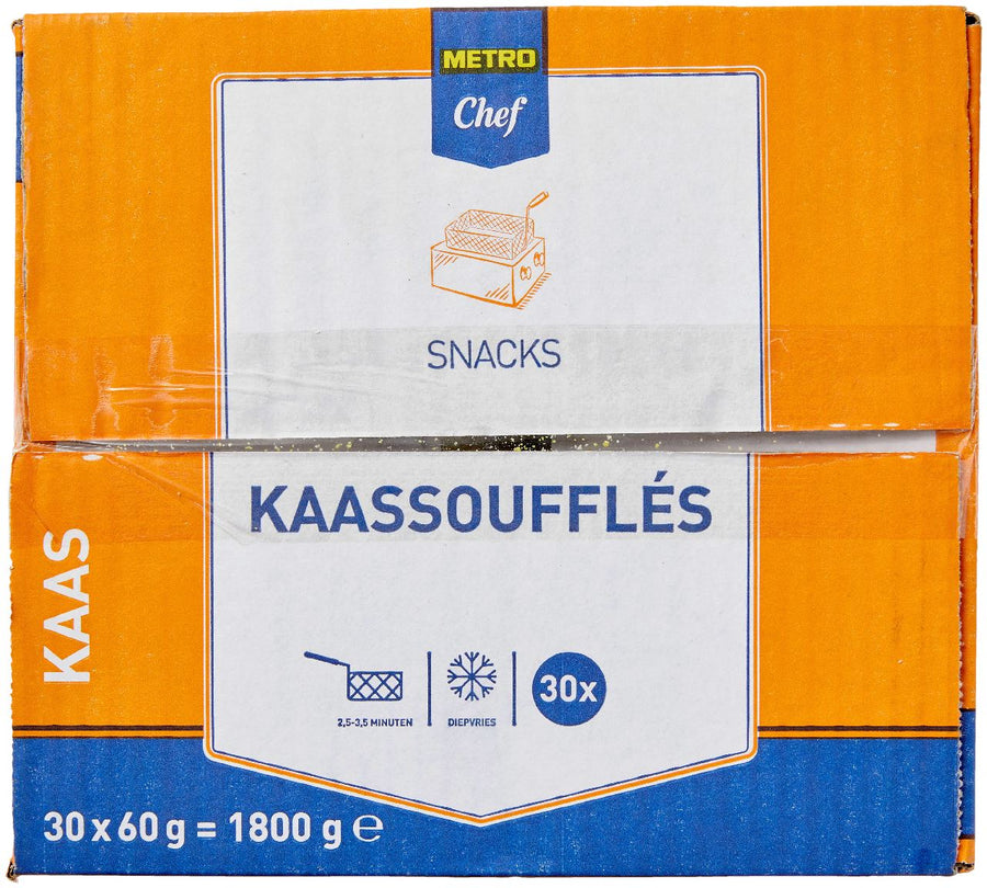 Cheese soufflés 30 x 60 g