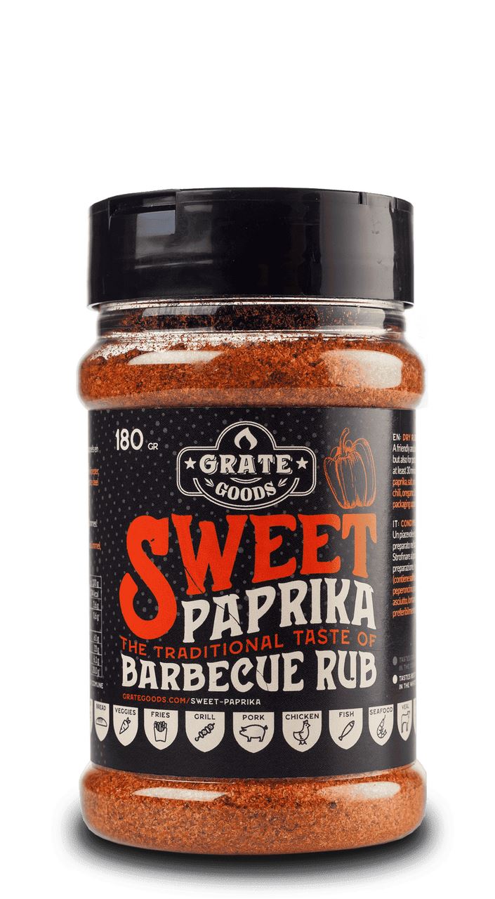 Grate Goods Premium Sweet Paprika BBQ Rub 180 g