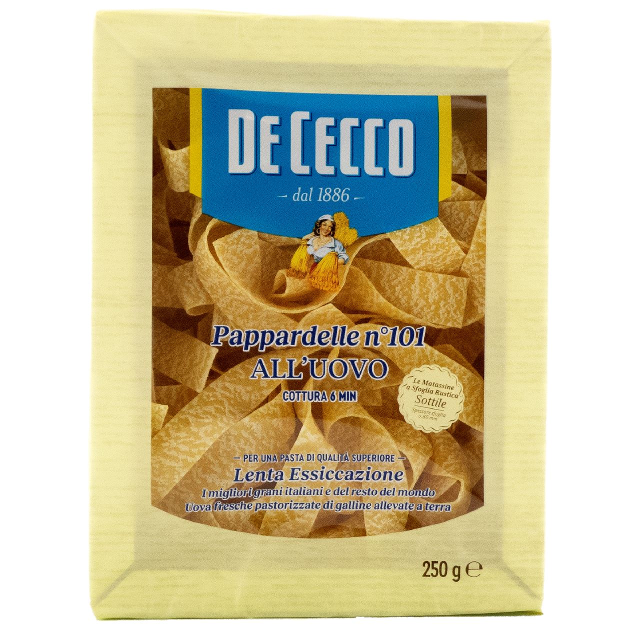 DE CECCO Pappardelle all'uovo n° 101 250 g