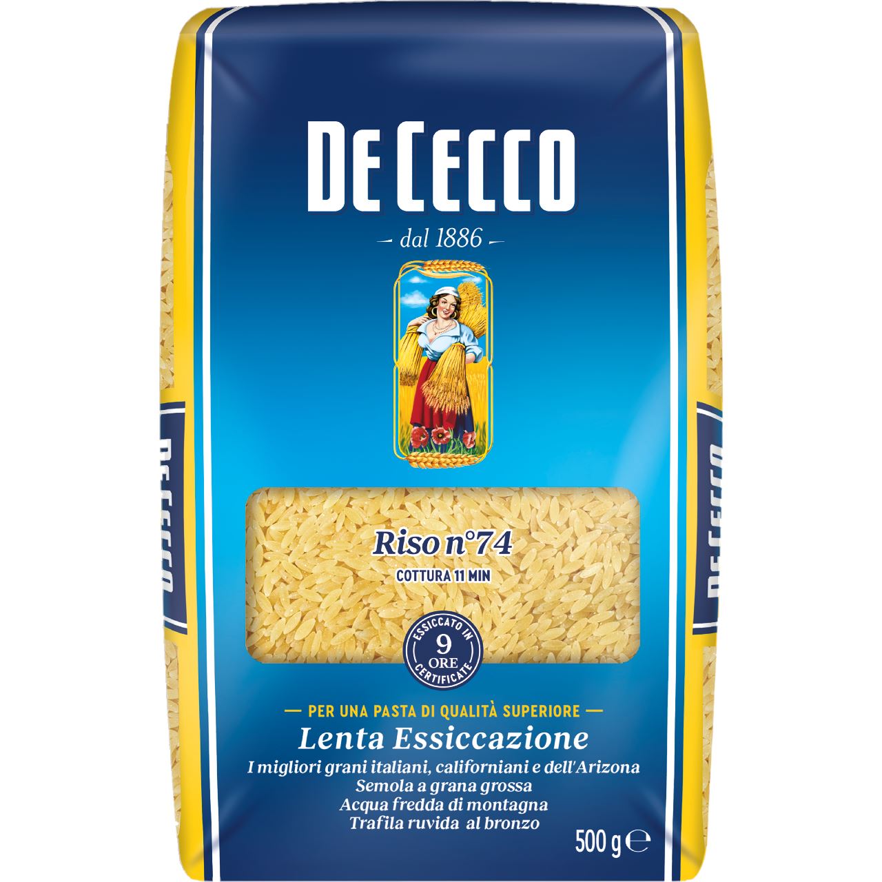 DE CECCO Riso n° 74 500 g