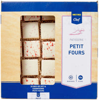 Thumbnail for Petit fours Red velvet Champagne 25 pieces 1 kg