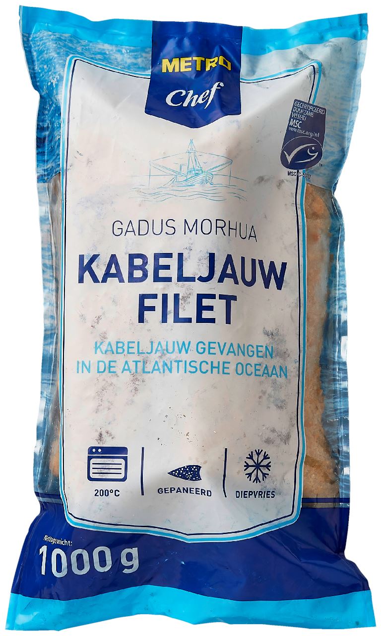 MSC cod breaded 1 kg
