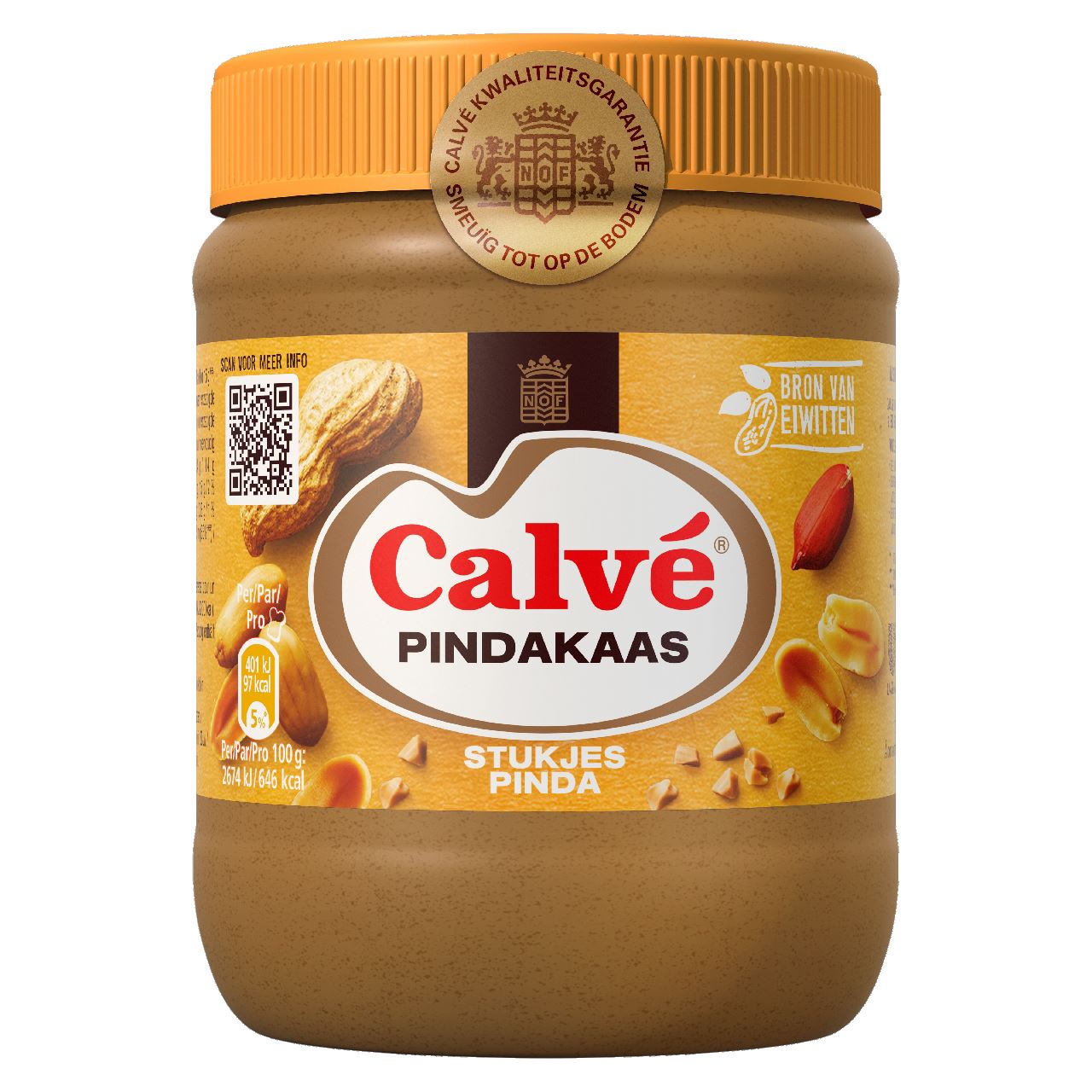Calvé Peanut Butter Nut Pieces 350 g