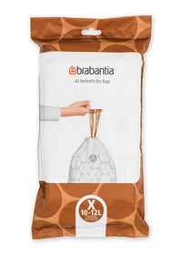 Thumbnail for Brabantia PerfectFit Waste Bags Code X 12 liter dispenser pack 40 pieces