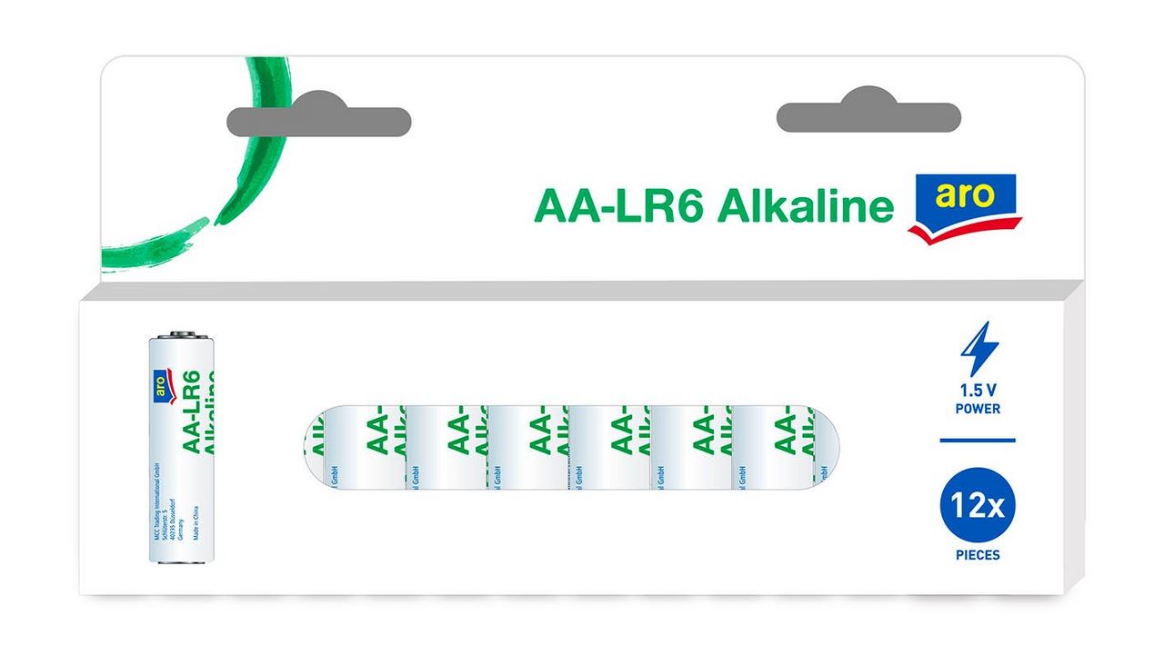 aro 12Pcs Lr6 Aa Alkaline