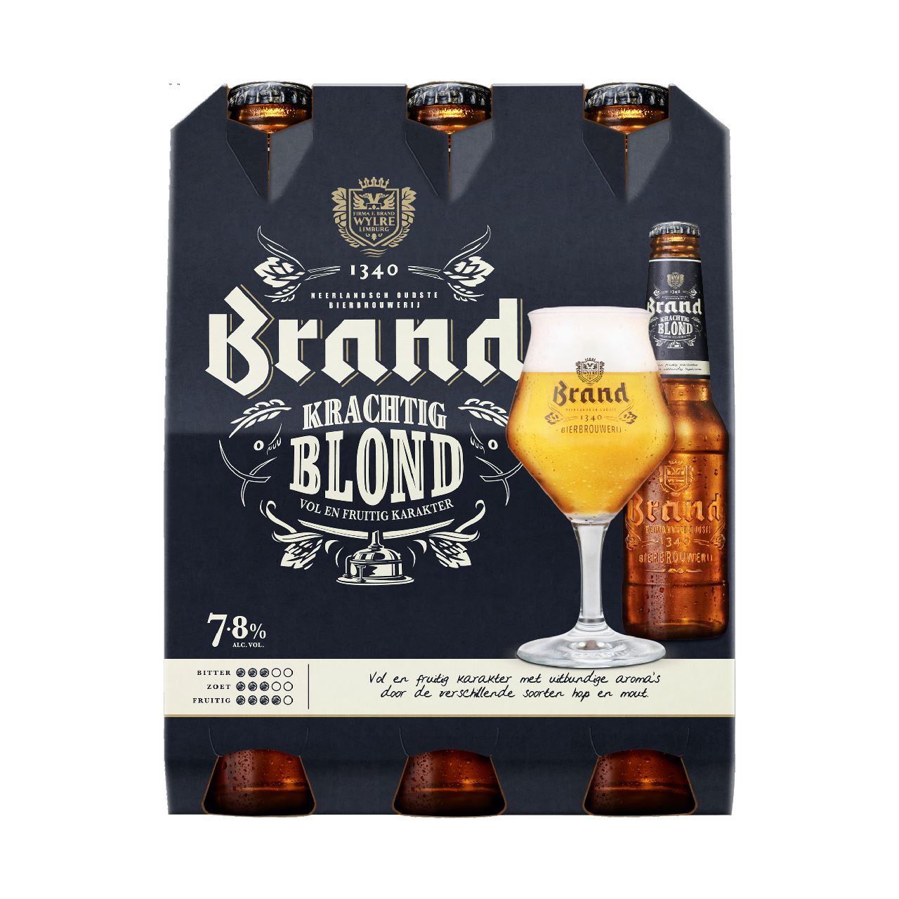 Brand Powerful Blonde Beer Bottle 6 x 30 cl