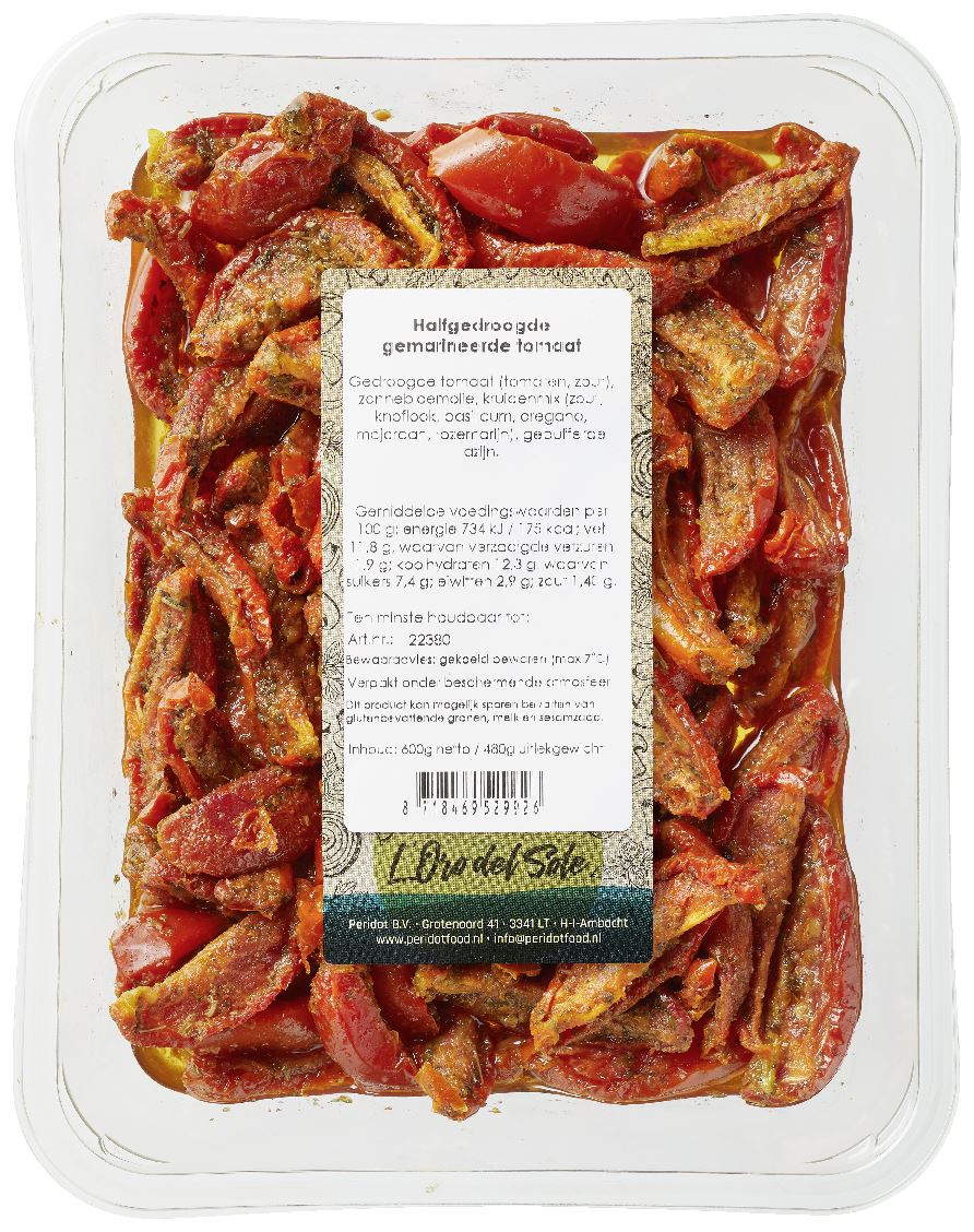 L'Oro del Sole Semi-Dried Tomato 600 g