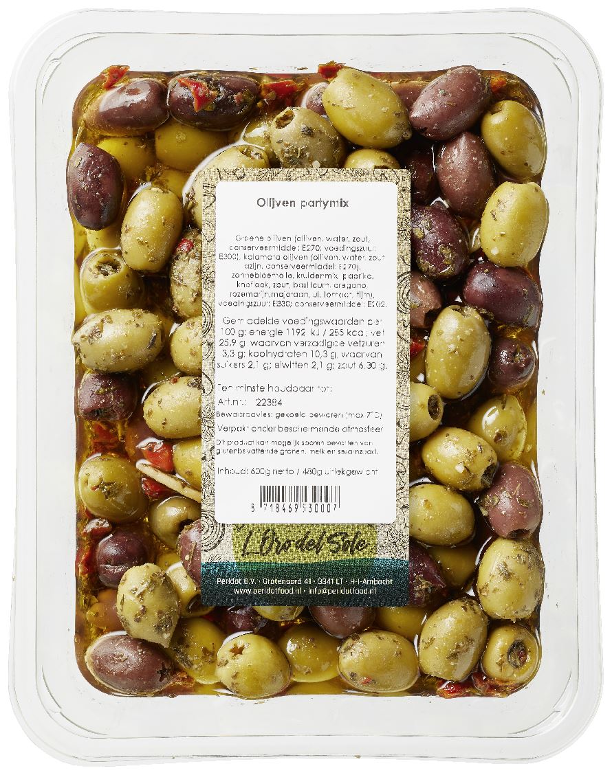 L'Oro del Sole Olives Party Mix 600 g