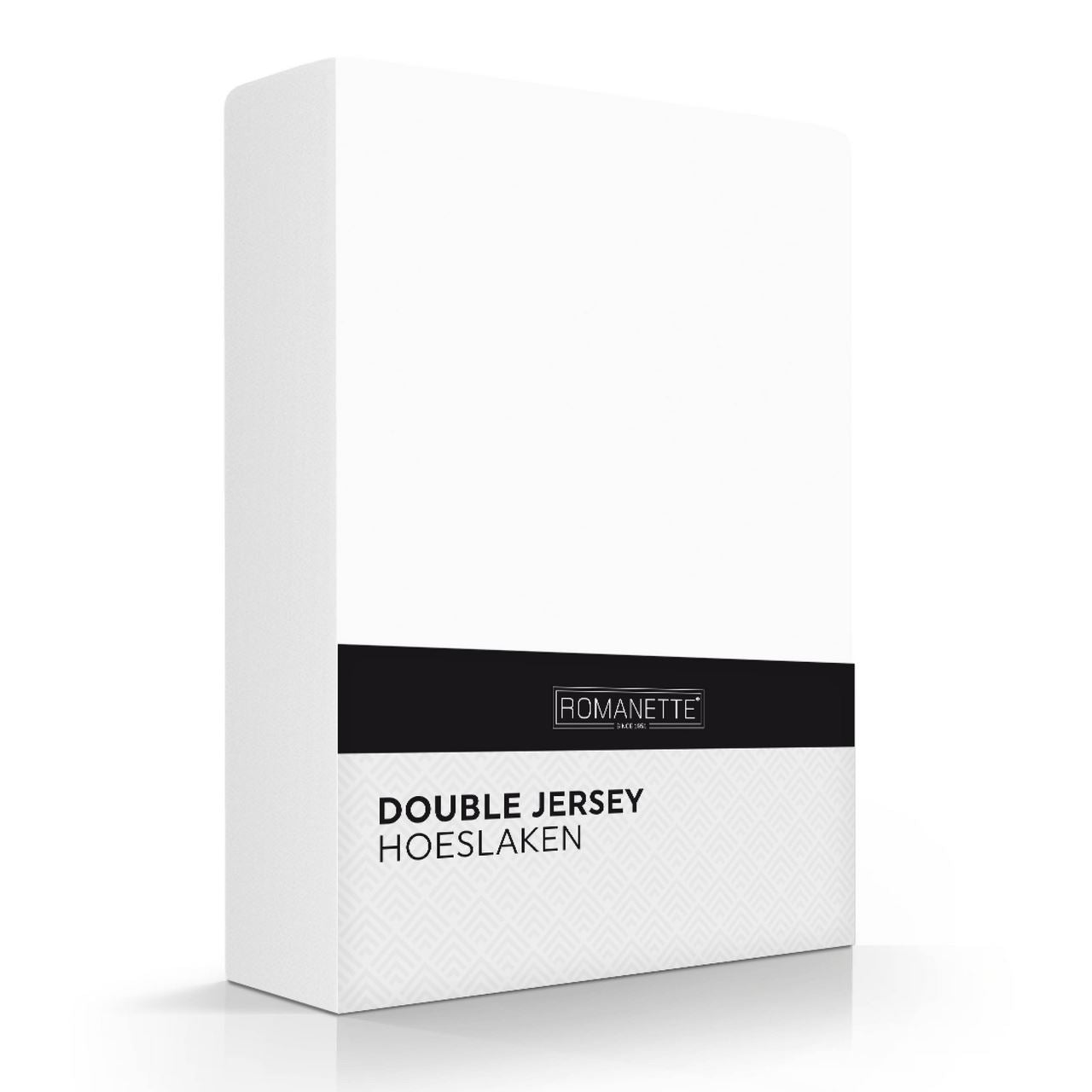 Romanette Fitted Sheet Dub Jer 1P White