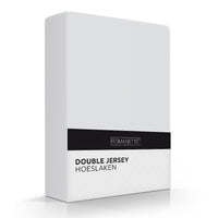 Thumbnail for Romanette Fitted Sheet Dub Jer 1P Silver