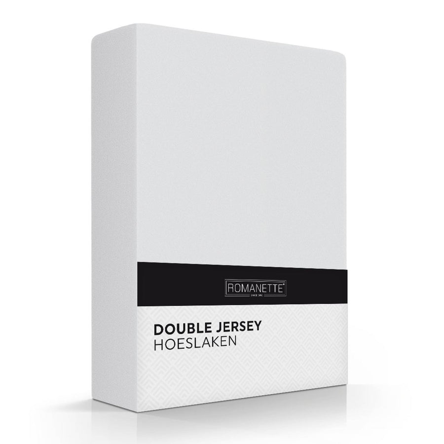 Romanette Fitted Sheet Dub Jer 1P Silver