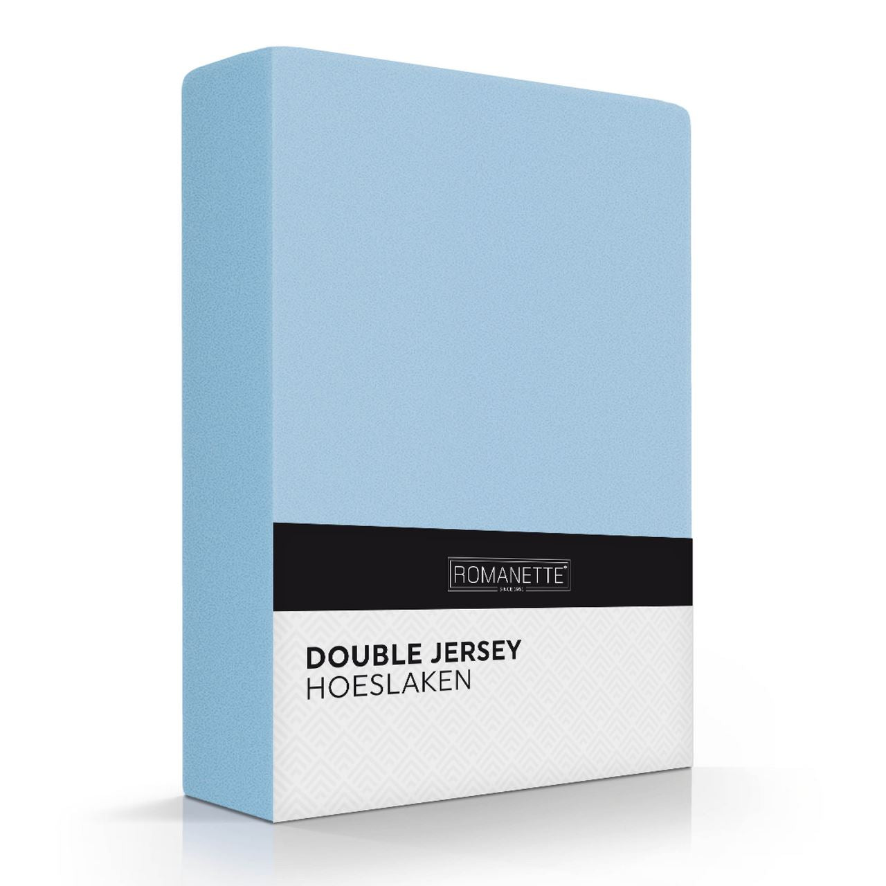 Romanette Fitted Sheet Dub Jer 1P Bl