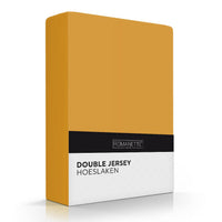 Thumbnail for Romanette Fitted Sheet Dub Jer 1P Ochre