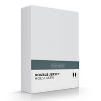 Thumbnail for Romanette Fitted Sheet Dub Jer 2P Silver
