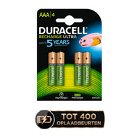 Thumbnail for DURACELL Recharge Ultra AAA batteries 4 pieces