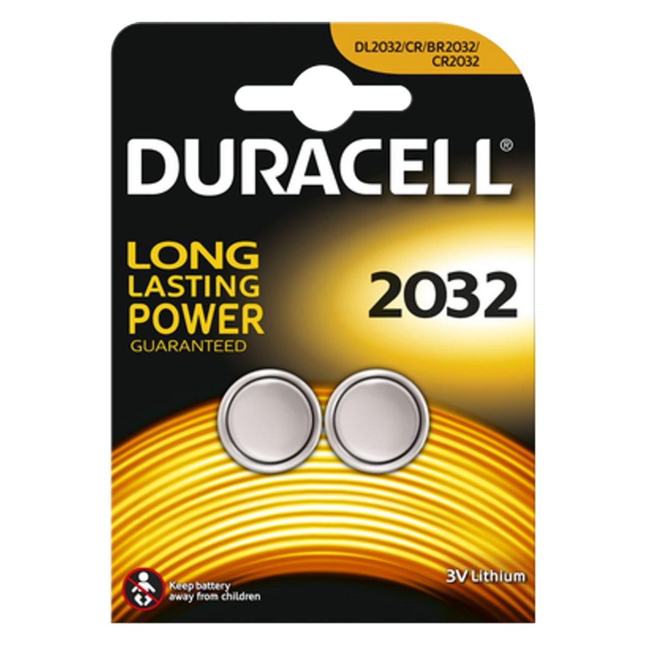 DURACELL Specialty Lithium Button Cell 2032 2 Pieces