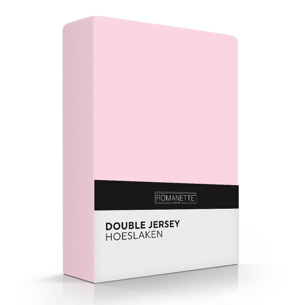 Romanette Fitted Sheet Dub Jer 1P Rose