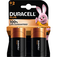 Thumbnail for DURACELL Plus D alkaline batteries, 2 pcs