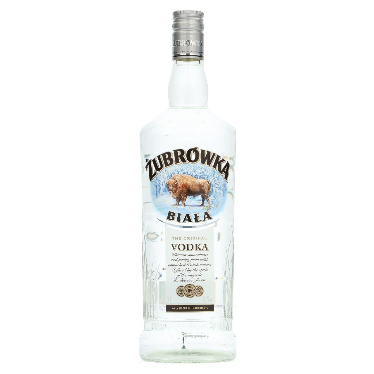 ZUBROWKA Biala Vodka 1 l 37.5%