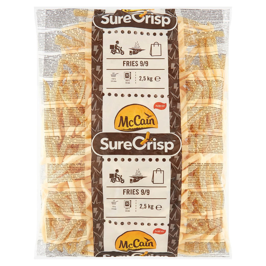McCain SureCrisp Fries 9/9 2.5 kg