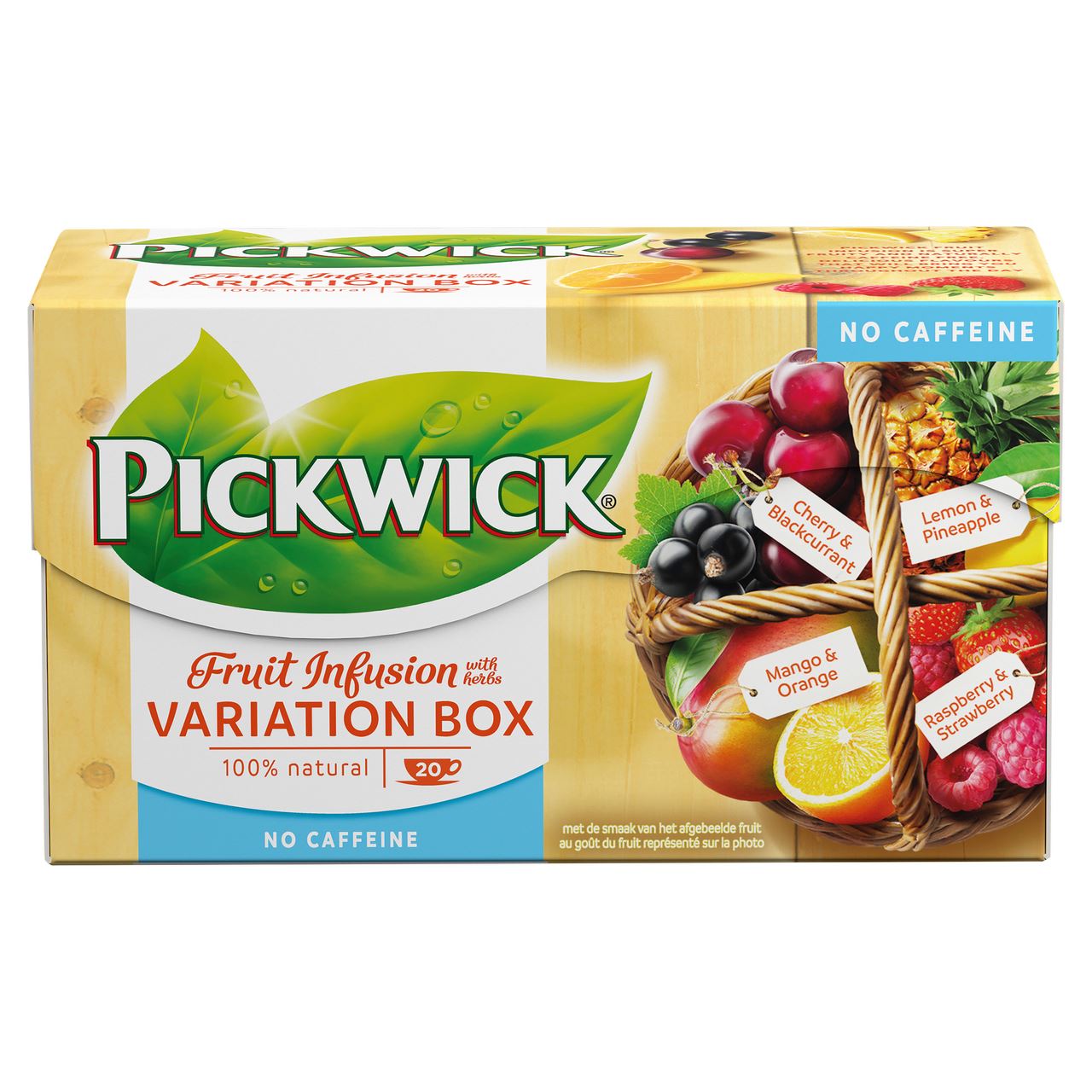Pickwick Fruit Infusion Variation Box Yellow Fruit Tea 20 pieces 32 g