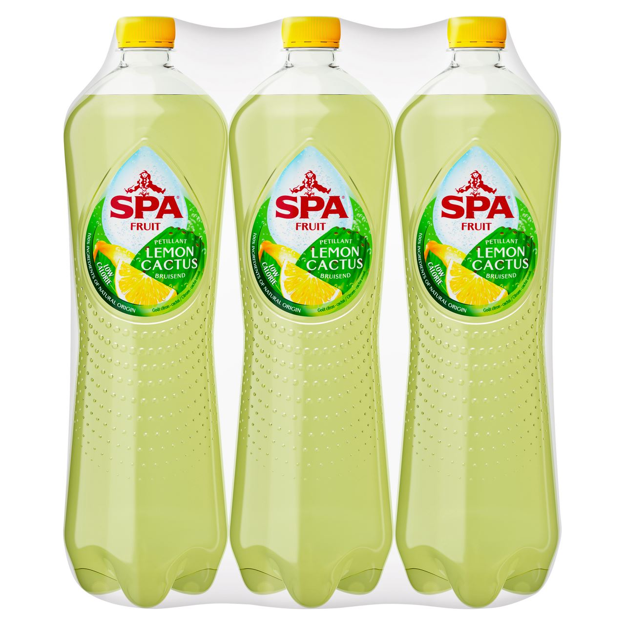 SPA Fruit Sparkling Fruity Soft Drink Lemon Cactus 6 x 1.25 l