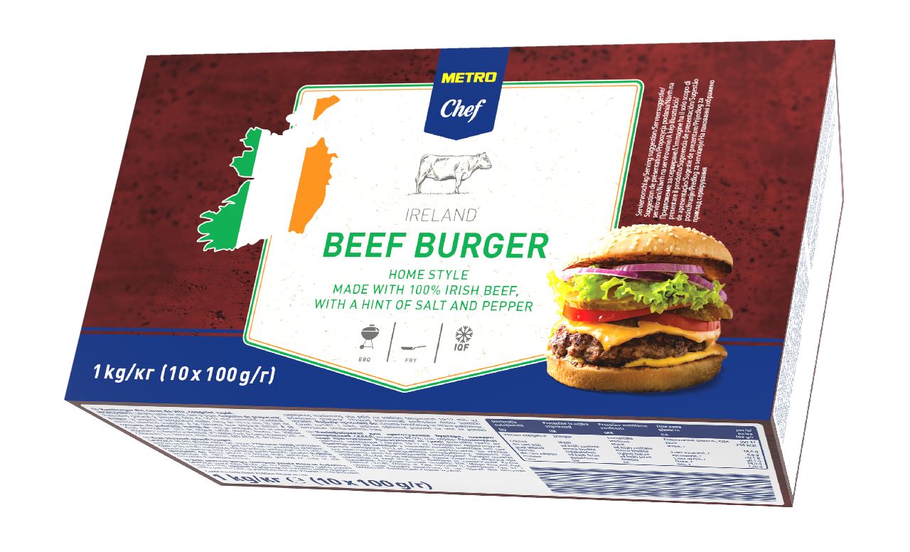 Hamburgers Beef 10 x 100 g frozen