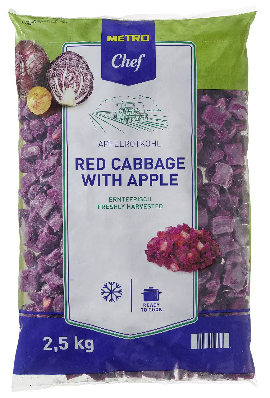 Red cabbage with apple 2.5 kg
