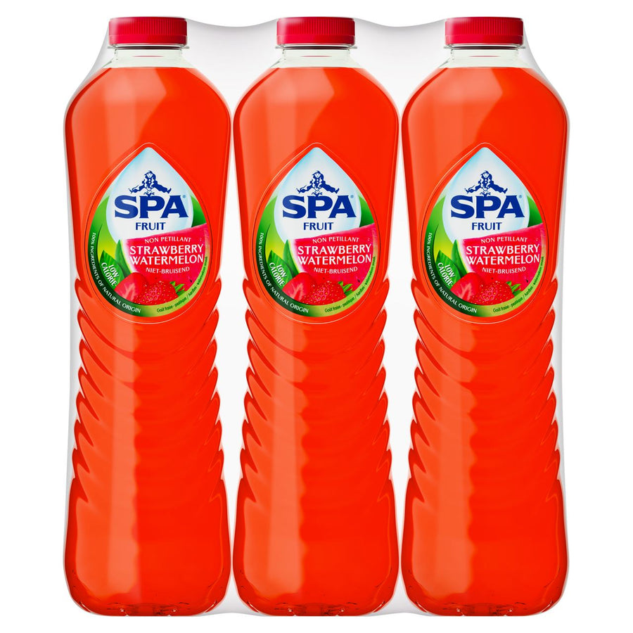 SPA Fruit Still Fruity Soft Drink Strawberry Watermelon 6 x 1.25 l