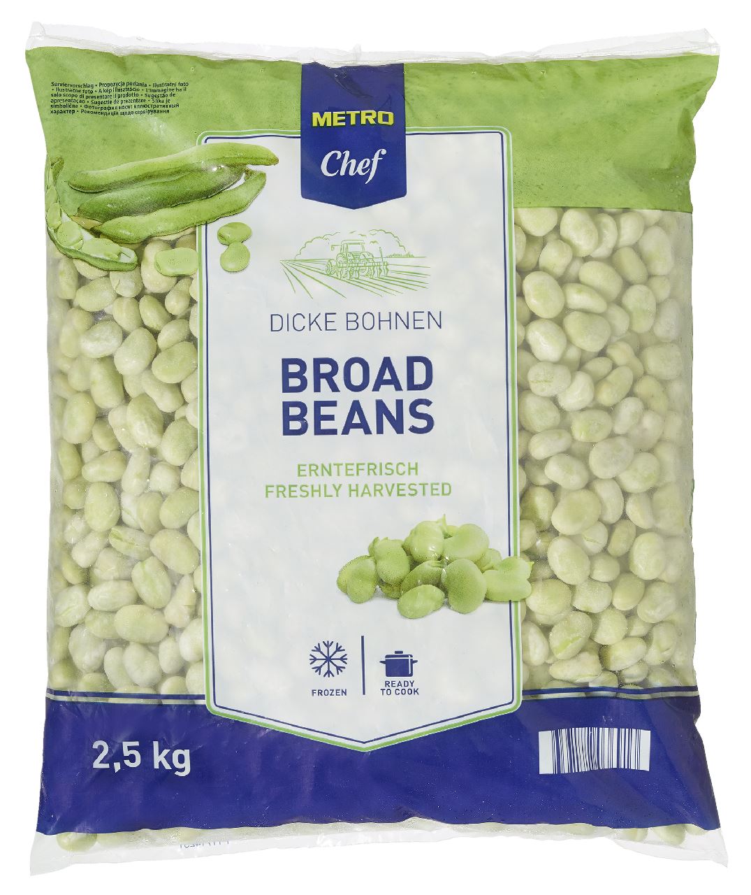 Broad beans 2.5 kg