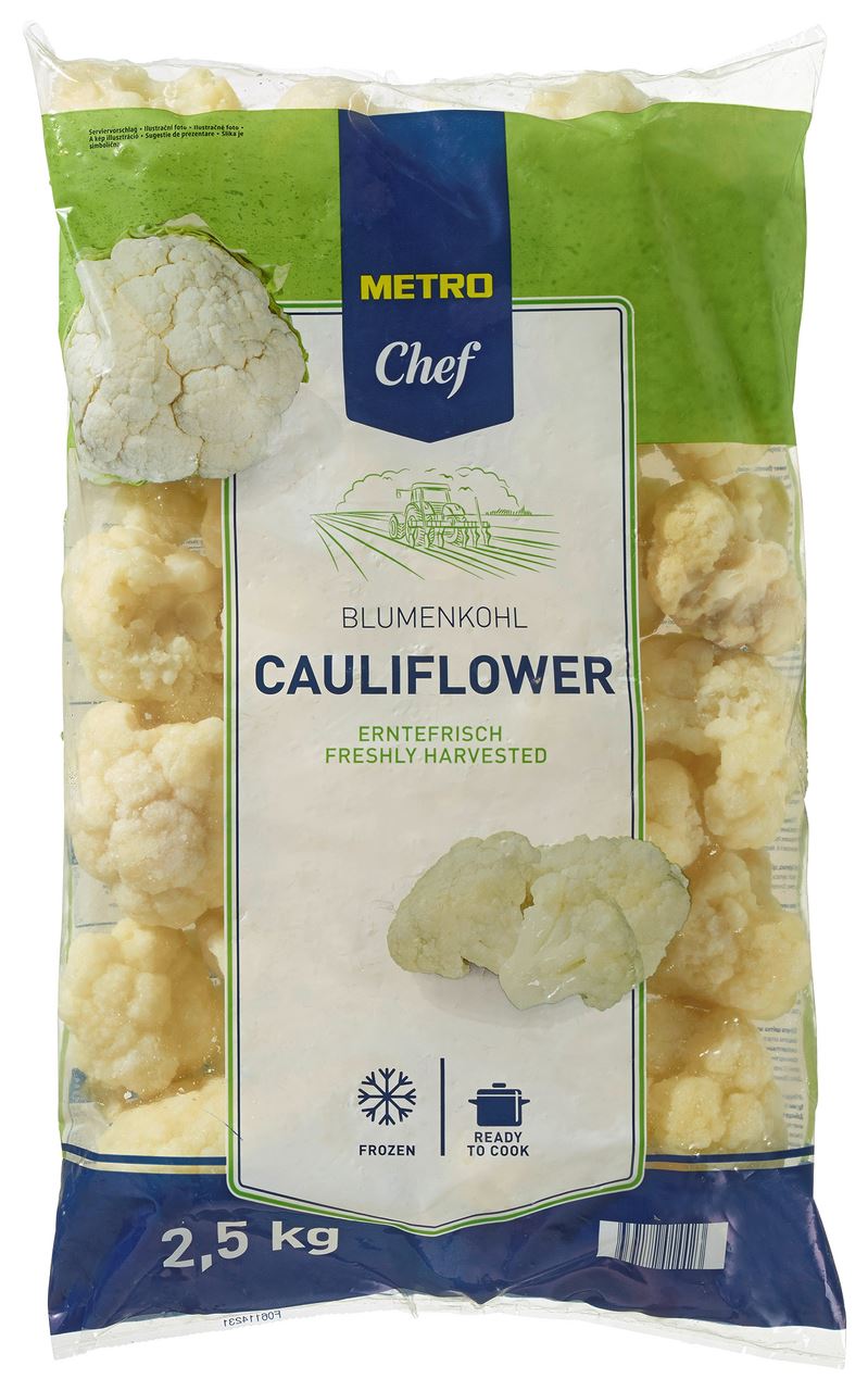 Cauliflower florets 20/40 2.5 kg