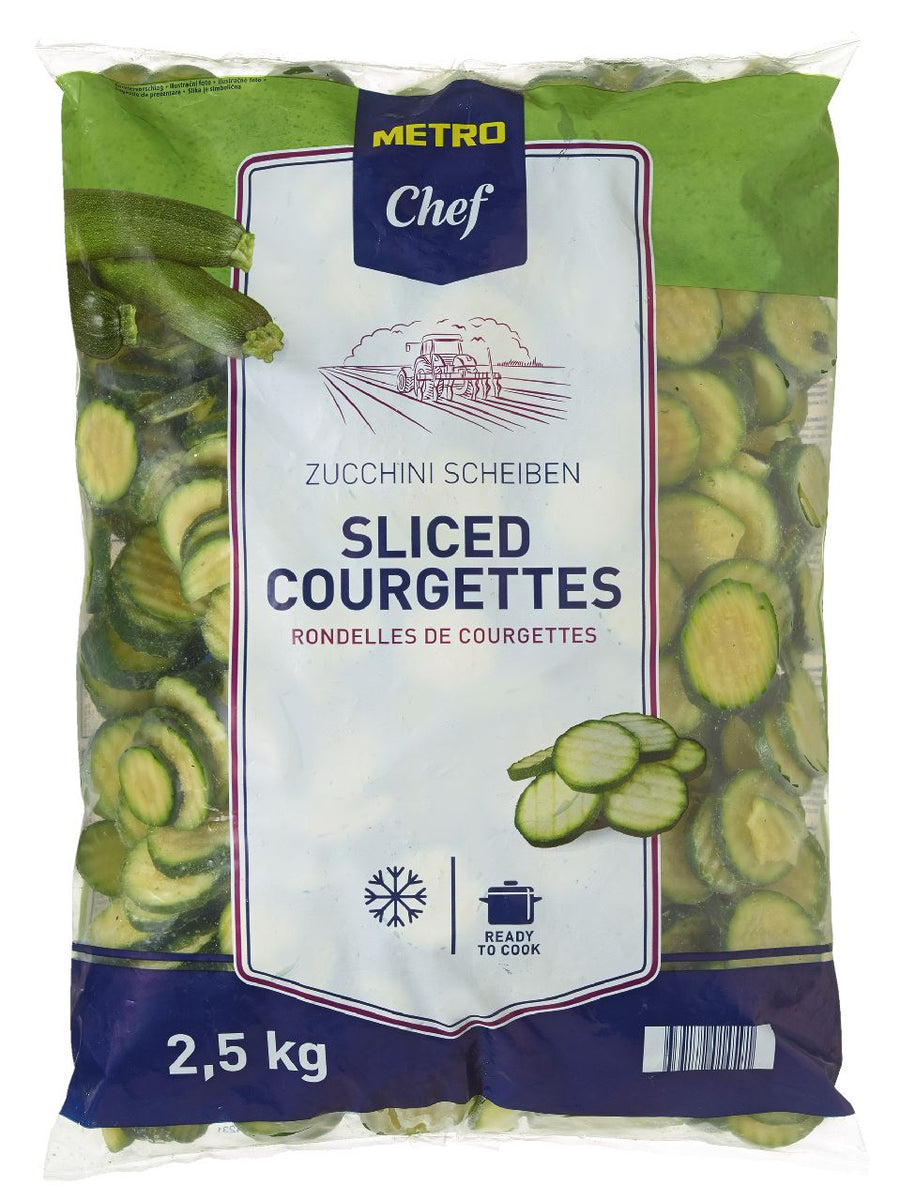 Zucchini slices 2.5 kg