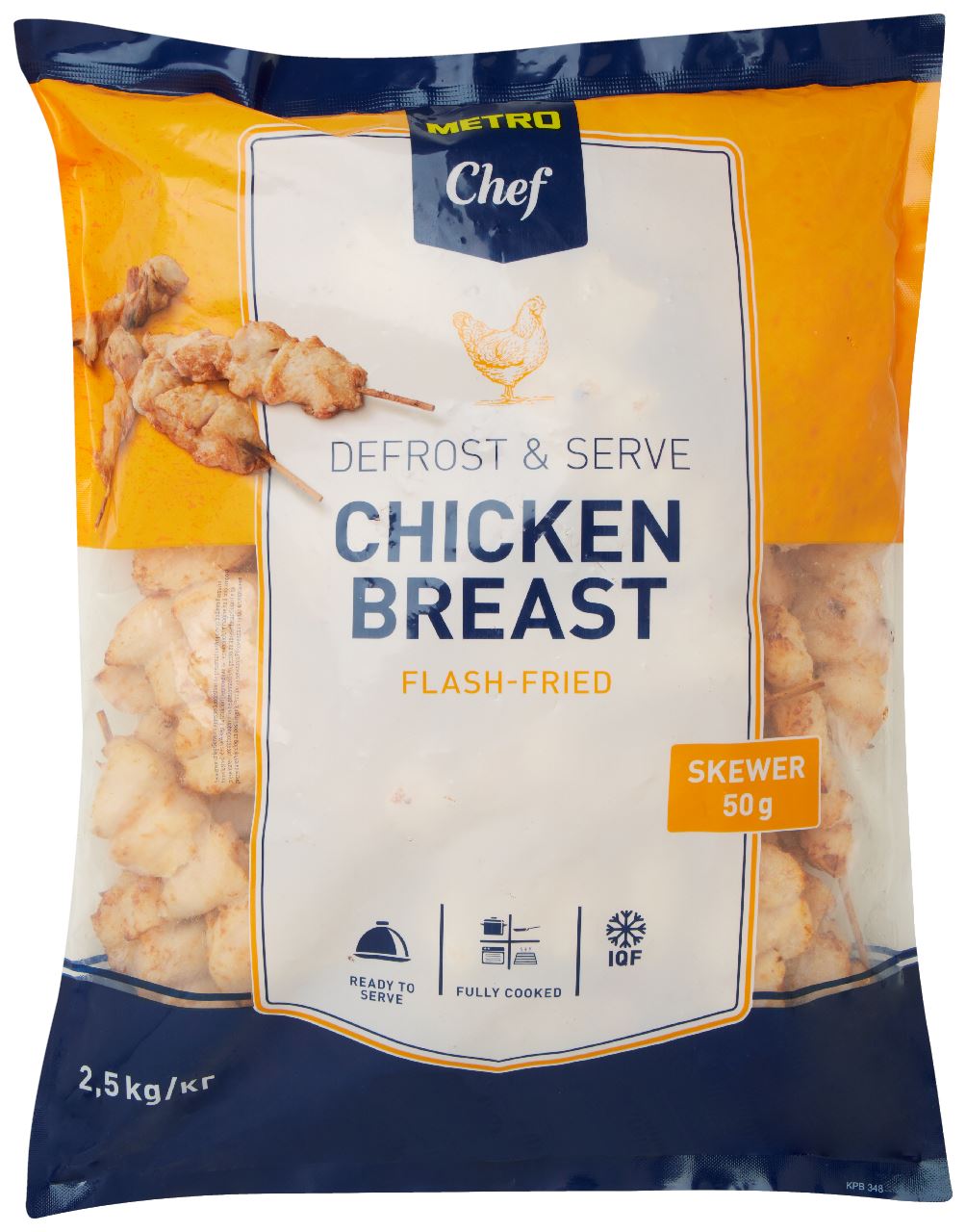Chicken skewer 50 g 2.5 kg