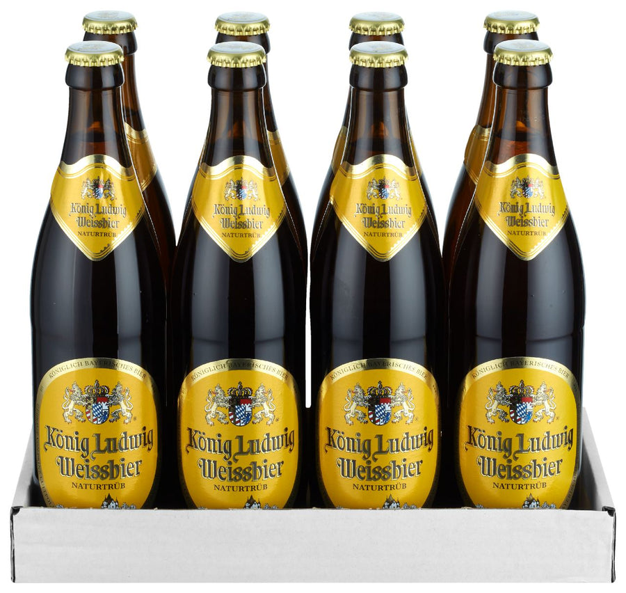 König Ludwig Weissbier Hell bottle 8 x 50 cl