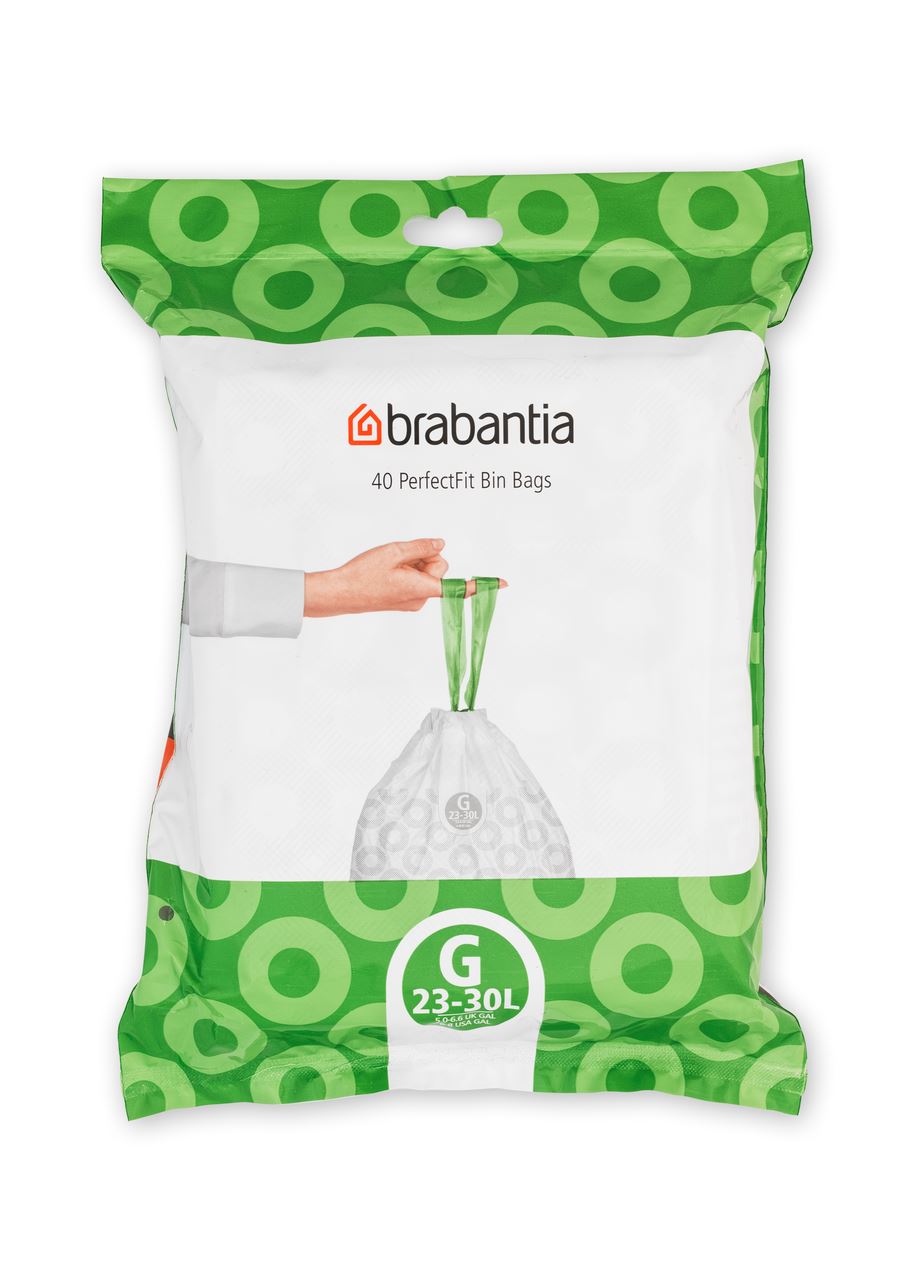 Brabantia PerfectFit Waste bags G 23-30 liters 40 pieces